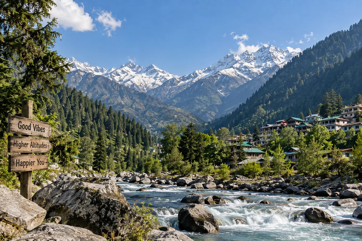 Himachal mountain landscape