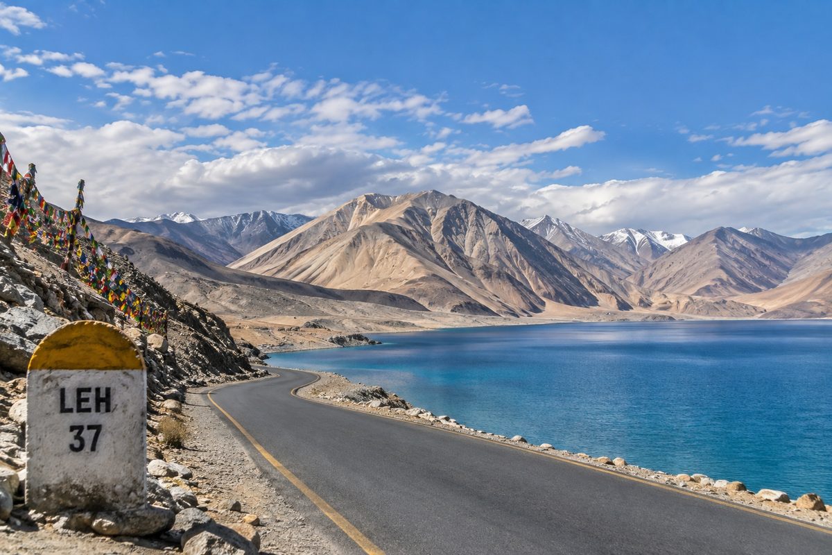 Ladakh mountain road